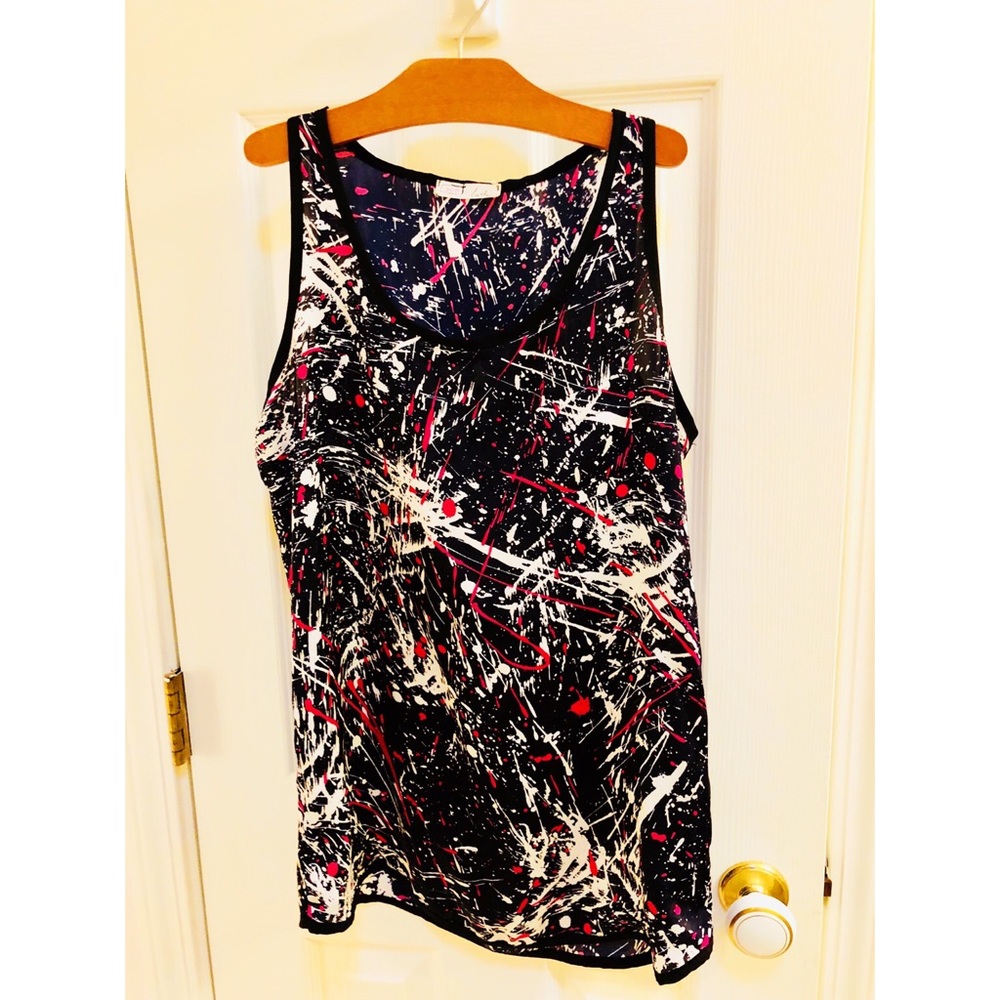Lush splatter paint print Tank